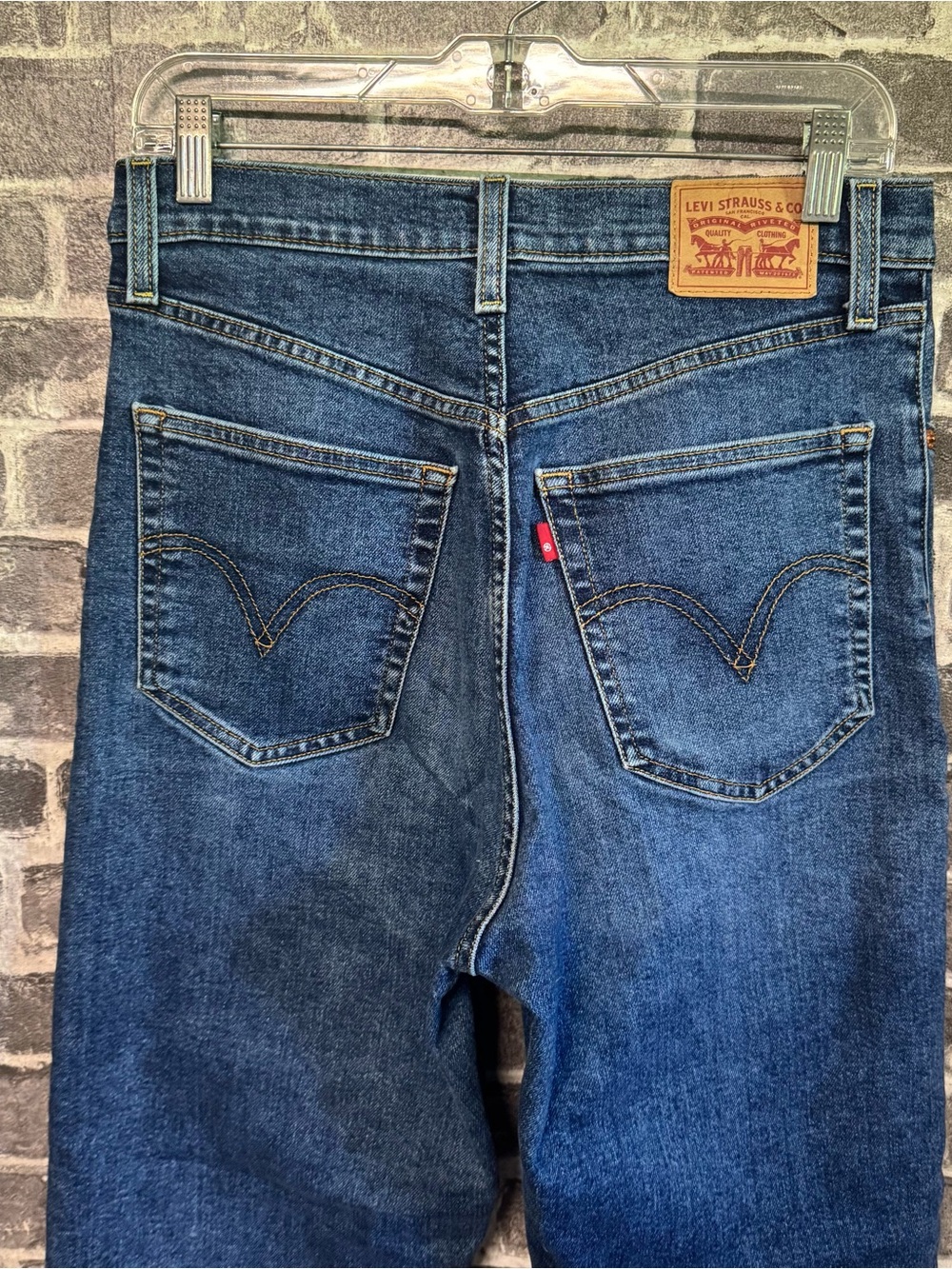 Levi’s ribcage straight leg jeans Dark wash - Picture 7 of 8